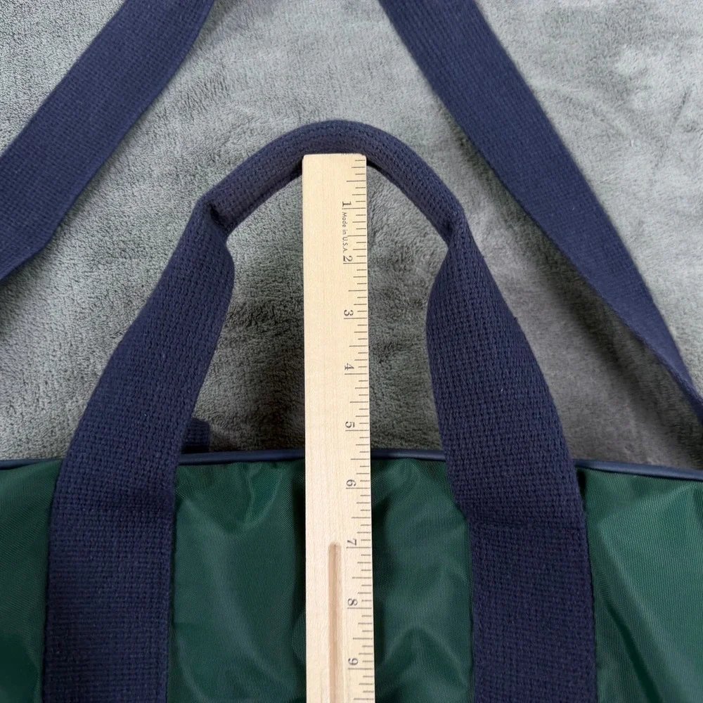 Lands End Briefcase Bag Unisex OS Green VTG Made USA Gorpcore Outdoor Logo